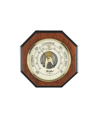 Veneered Octogonal Barometer - Distinctly British