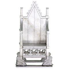 Miniature Coronation Chair - Antiqued or Gold Plated - Distinctly British